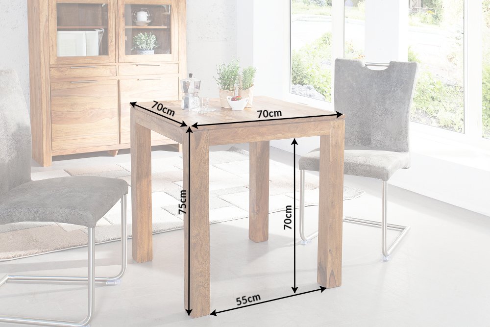 Fascineren doe alstublieft niet kubus tafel uitschuifbaar van sheesham hout kopen | aktiewonen.nl
