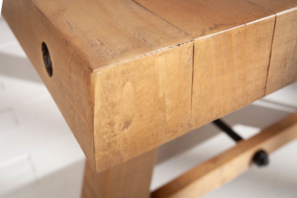 Nauwkeurig Shinkan Opnieuw schieten houten tafel met A-vormige poten kopen | aktiewonen.nl