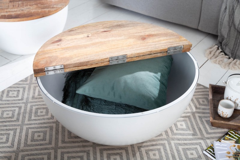 ronde salontafel Bowl - meubelen / mango houten meubelen | Aktie Wonen.nl