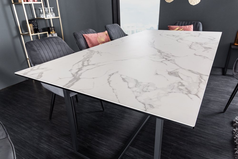 commando Tegen de wil reguleren Strak moderne design tafel met glas keramiek kopen | aktiewonen.nl