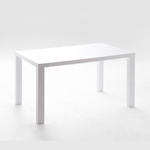 compleet kaart Wonderbaarlijk tafel wit hoogglans 140 cm - Hoogglans meubelen / mango houten meubelen |  Aktie Wonen.nl
