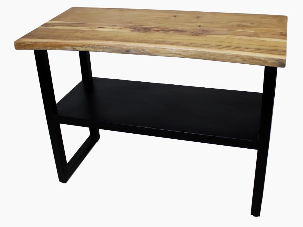 sidetable acacia hout 100 cm - Hoogglans meubelen / mango houten | Aktie