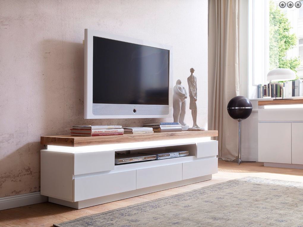 wit tv meubel bestellen | Aktie wonen.nl