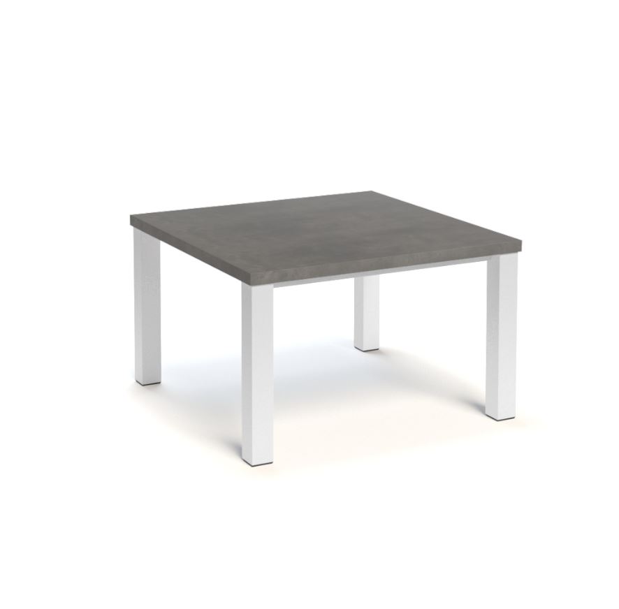 Buitensporig Vergadering uitbreiden vierkante eettafel betonlook - Hoogglans meubelen / mango houten meubelen |  Aktie Wonen.nl