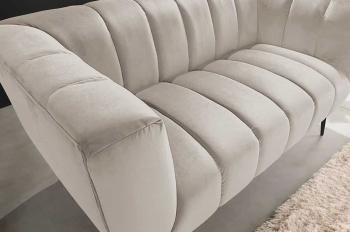 2-zits bankstel champagne beige 165 cm