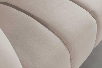 2-zits bankstel champagne beige 165 cm