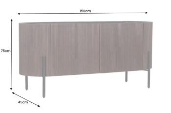 dressoir Gatsby bruin mango 150 cm