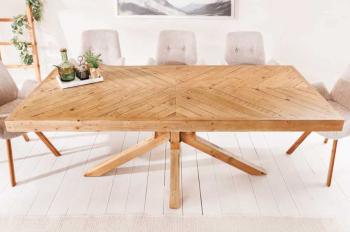 mozaiek tafel massief hout 160 cm