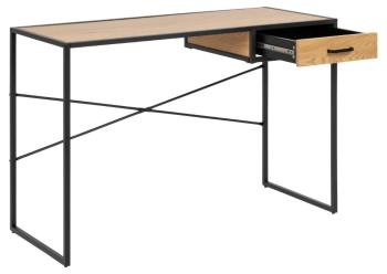 Bureau eiken kleur met lade 110 cm