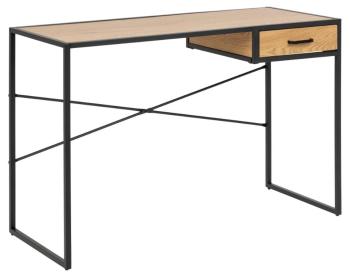 Bureau eiken kleur met lade 110 cm