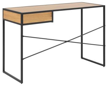 Bureau eiken kleur met lade 110 cm