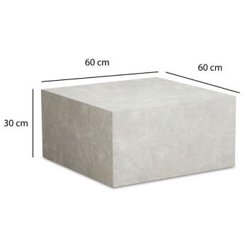 salontafel blok zandkleur 60cm