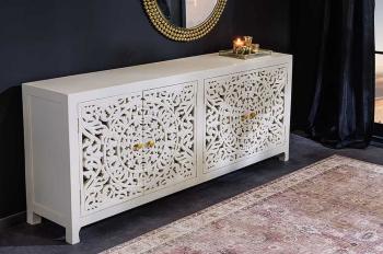 dressoir marrakesh wit mangohout 170cm