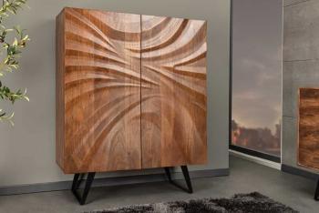 highboard hurricane bruin acaciahout 120 cm