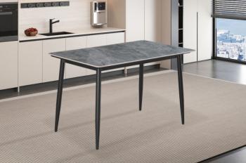 eettafel kenzo grijs keramiek 140 cm