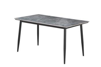 eettafel kenzo grijs keramiek 140 cm