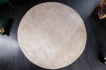 rond vloerkleed beige 150 cm