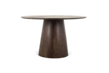 Ronde Jade eettafel mango walnoot 130 cm