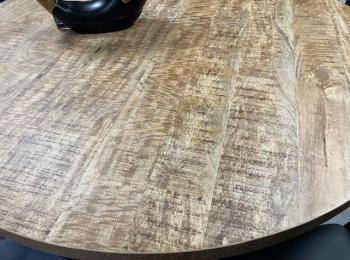 ronde tafel mangohout decor 110 cm