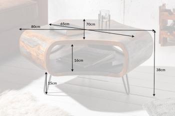 salontafel organic 80x70 cm