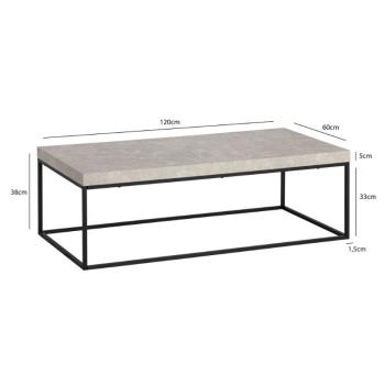 salontafel zandsteenlook 120 cm