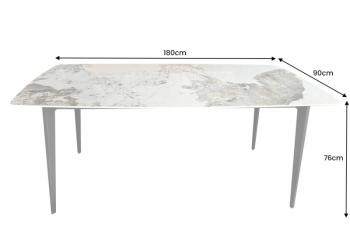 tafel keramiek natuursteenlook 180 cm