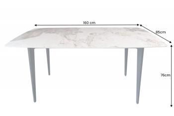 tafel keramiek natuursteenlook 160 cm