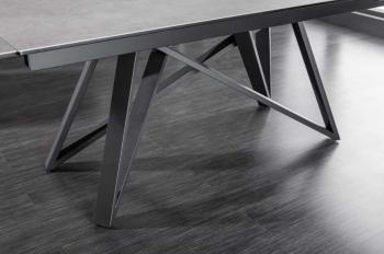 eettafel keramiek betonlook grijs 180-260 cm