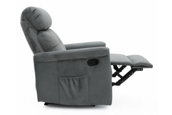 verstelbare relax fauteuil grijs