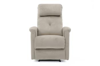 verstelbare relax fauteuil taupe beige